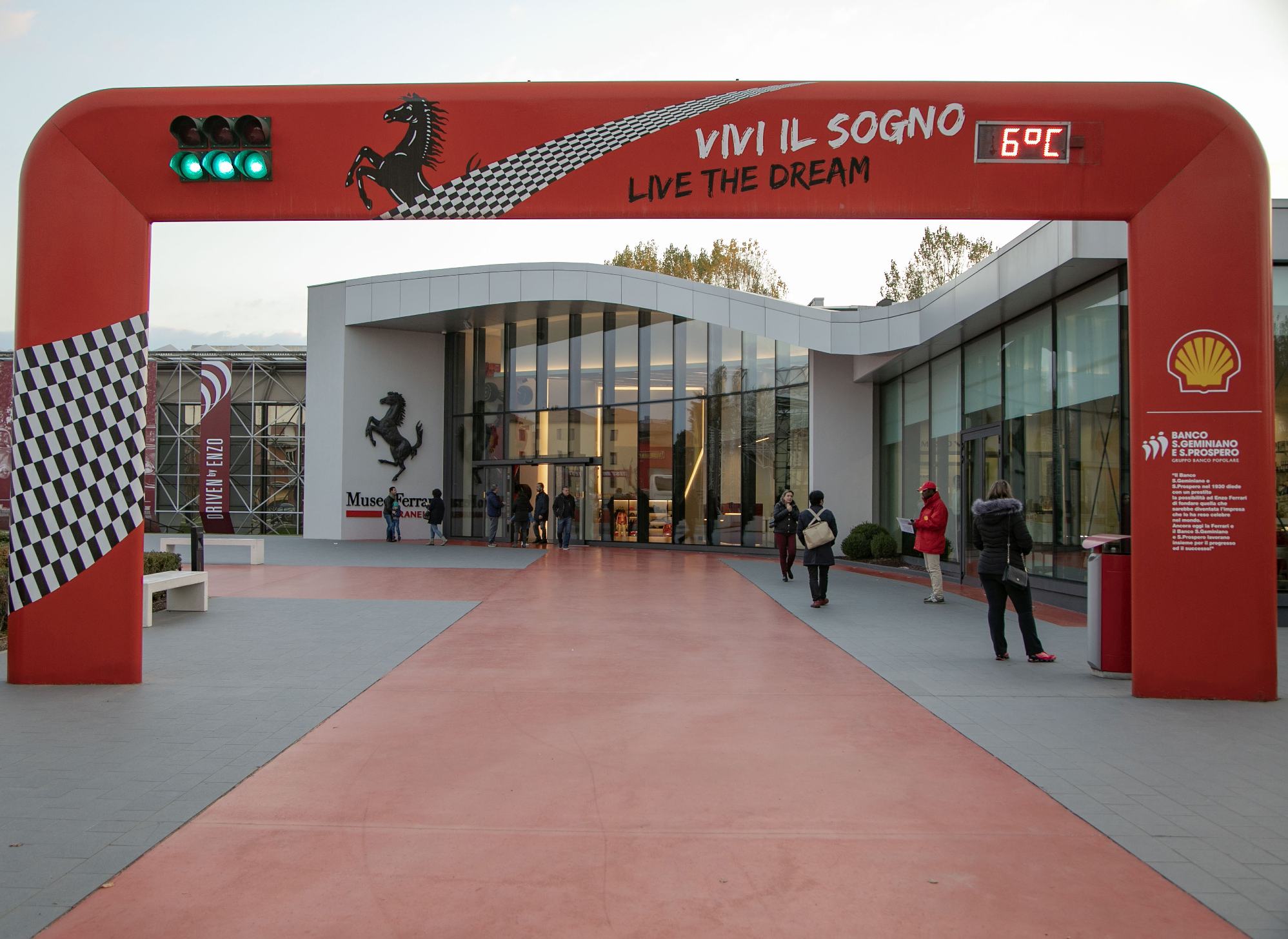 Ferrari Museum entrance